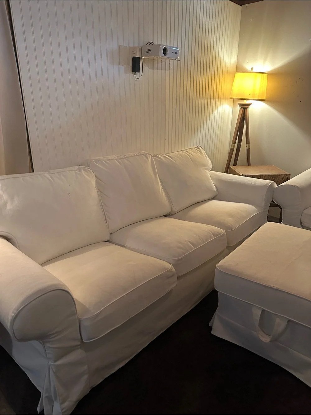 Blekinge White Ektorp 3 Seater Ikea Sofa Slipcover